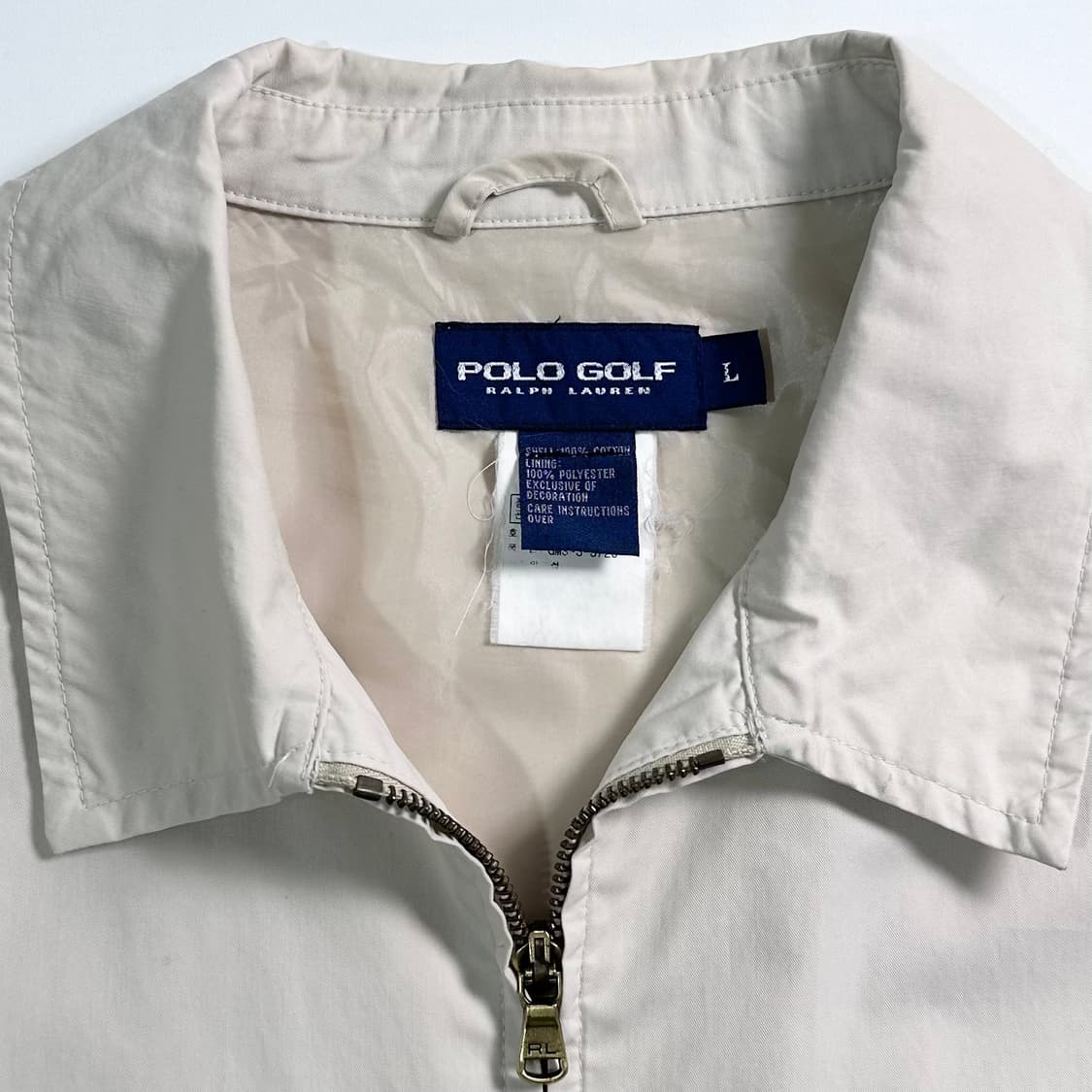  폴로 랄프로렌 아이보리 폴리쉘 자켓  상품이미지6