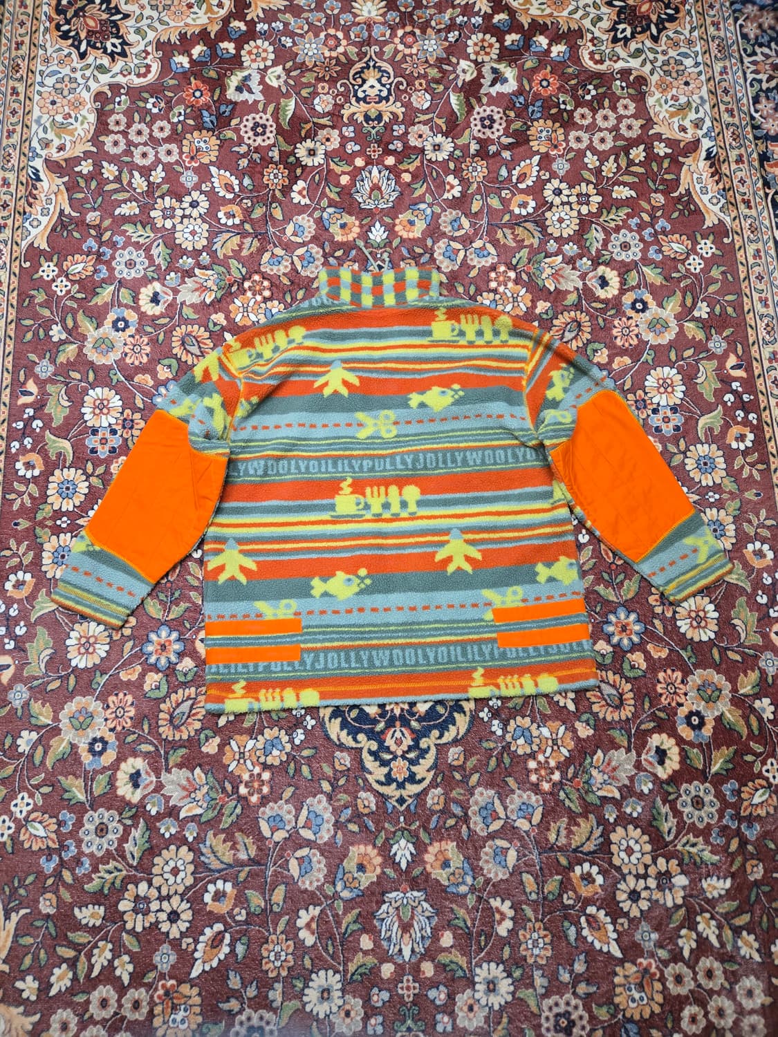 [Oilily] 오일릴리 유니크 패턴 아노락 후리스 하프 집업 상품이미지10