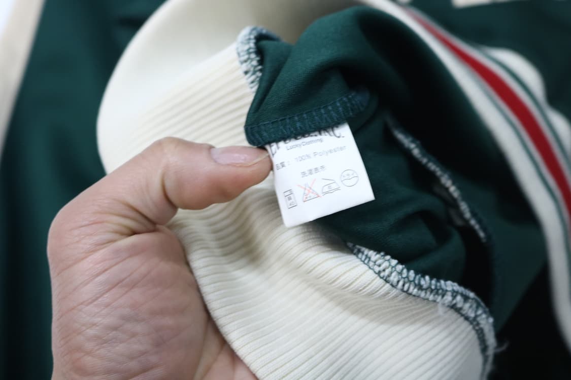 테드컴퍼니 빈티지 밀리터리 그래픽 그린 트랙 저지 자켓 (XL) 상품이미지8