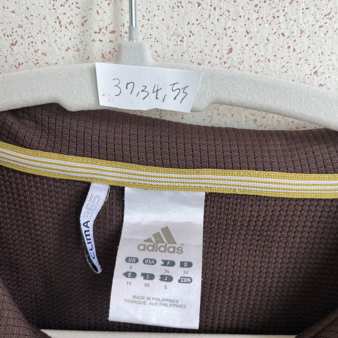 Vtg 아디다스 반팔집업 상품이미지2