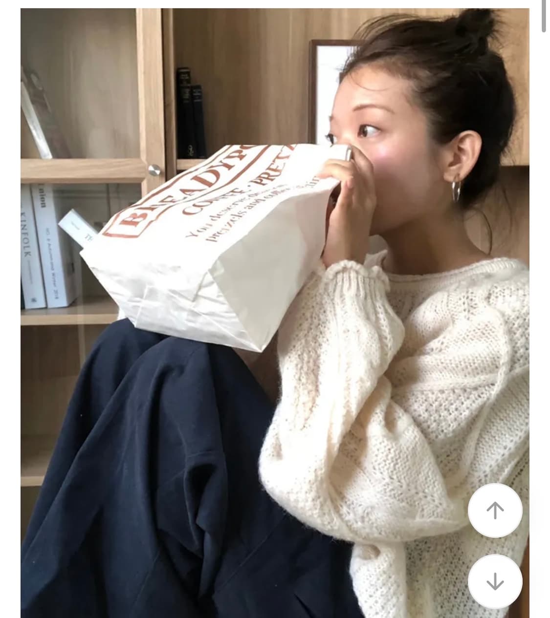 아이보리 케이블 니트 상품이미지3