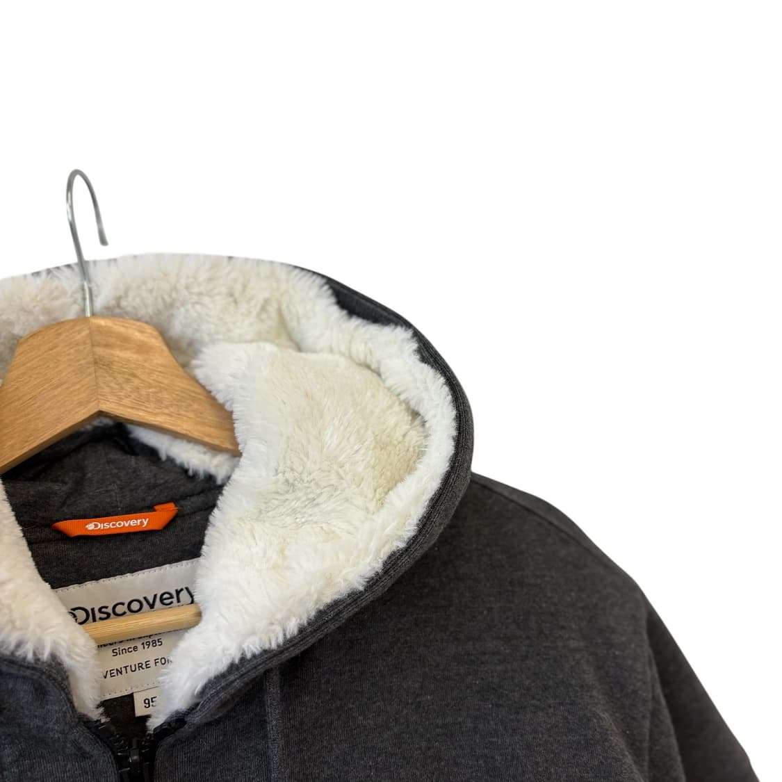 디스커버리 후드 집업 점퍼 그레이 95 상품이미지3