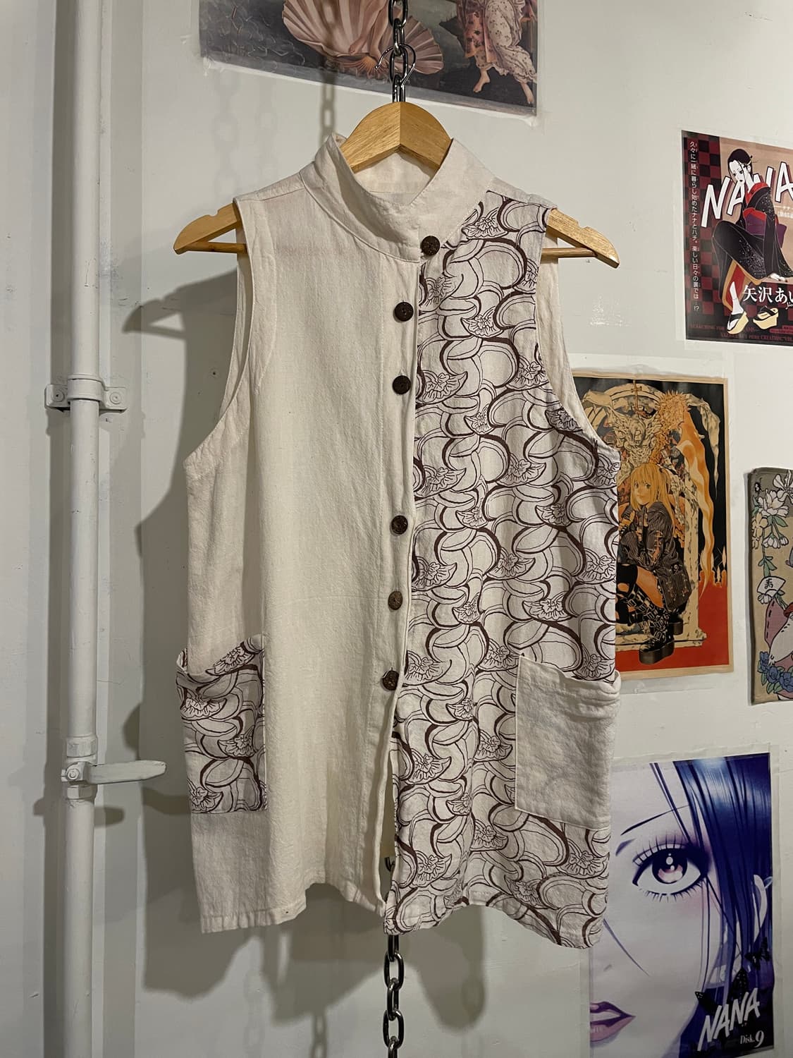 나무단추 오리엔탈 아이보리 베스트 상품이미지2