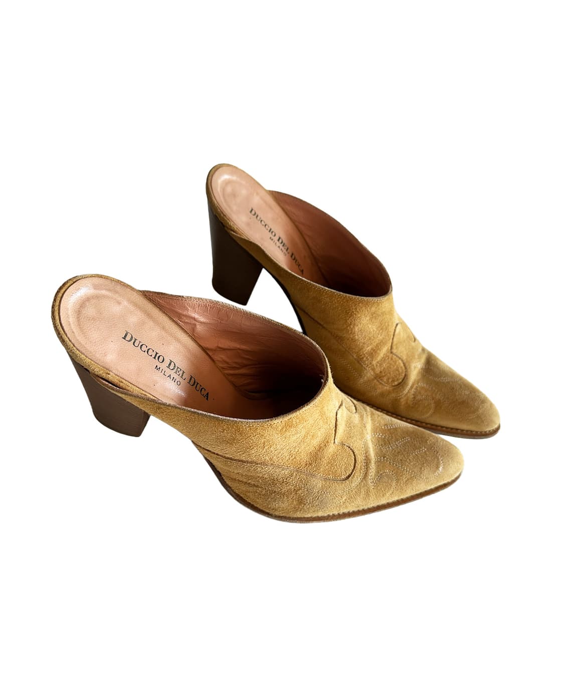 DUCCIO DEL DUCA suede mules 240 상품이미지1