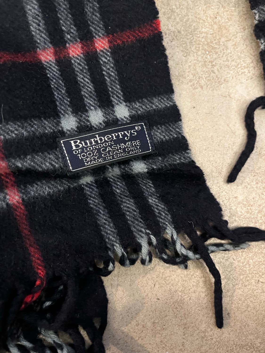 빈티지 버버리 캐시미어 머플러 상품이미지2