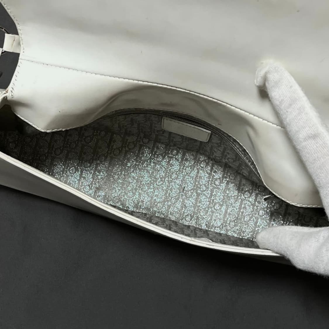 디올 하드코어 본디지 화이트 숄더백. 피어싱 펑크 빈티지 y2k 상품이미지7