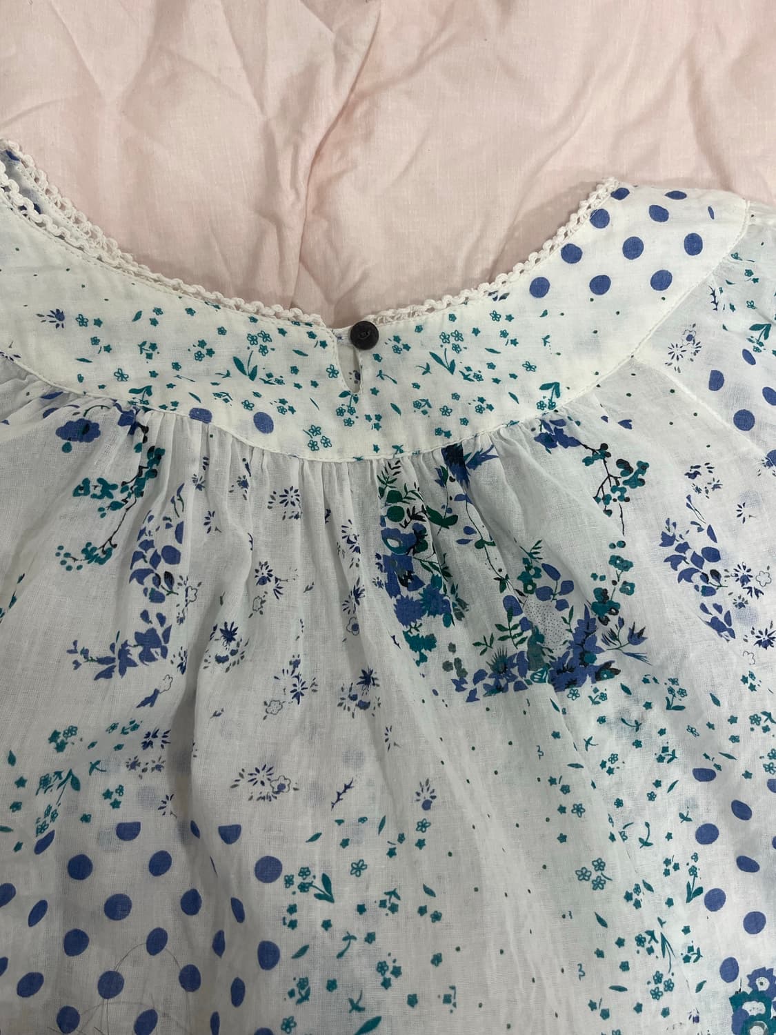 모리걸 하구미 패치 느낌 블라우스 상품이미지4