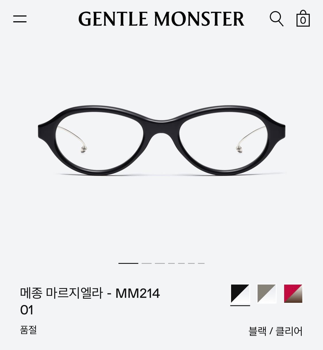젠틀몬스터 마르지엘라 MM214 상품이미지2