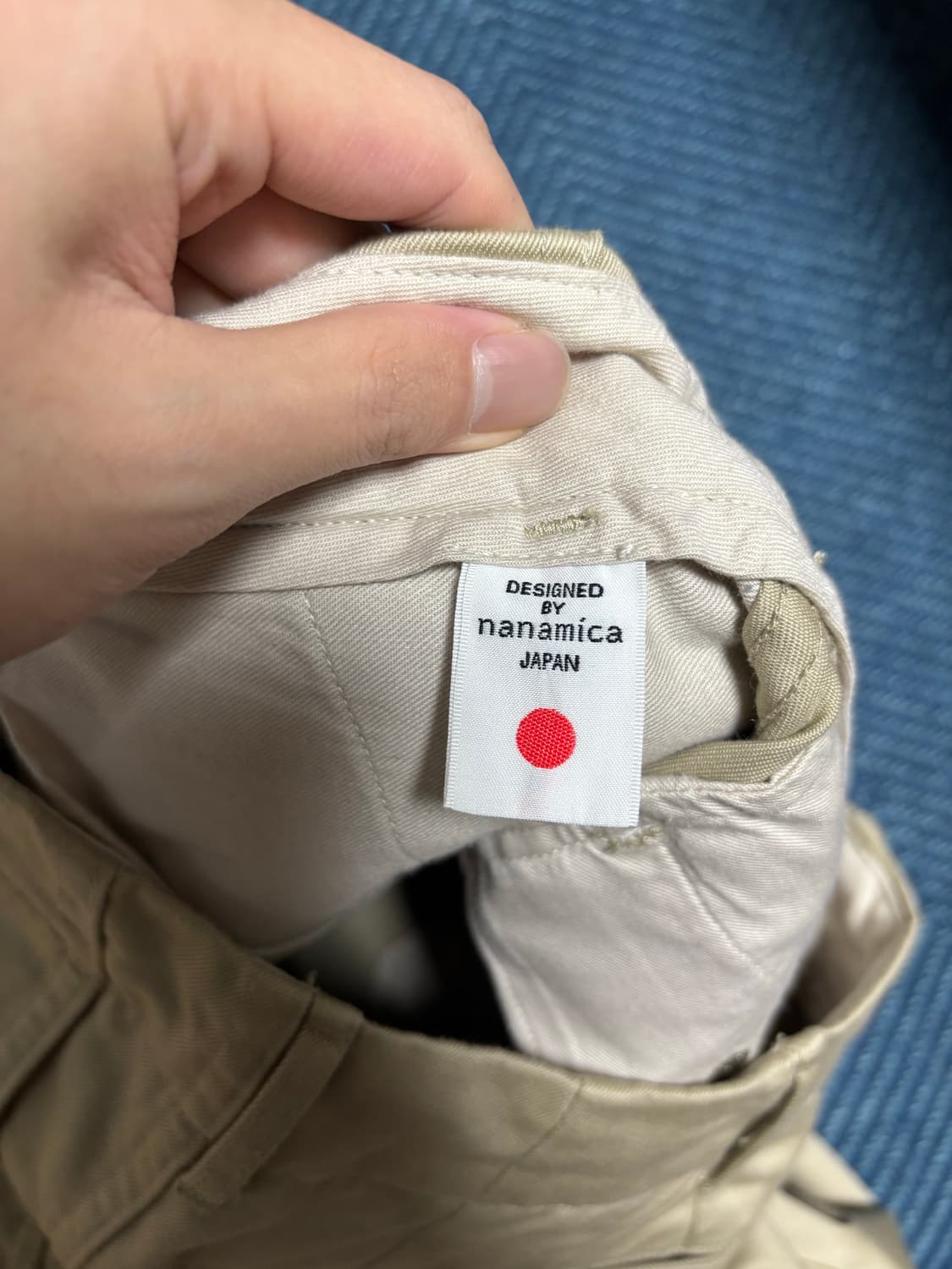 나나미카 와이드 치노 카키 30 상품이미지4