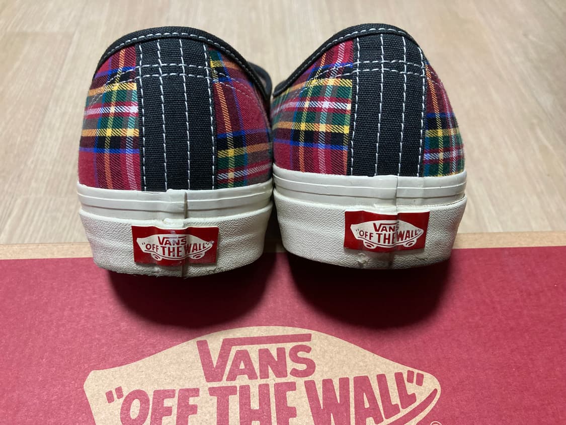 [285] 반스 어센틱 애너하임 팩토리 / 플레이드 레드 상품이미지5