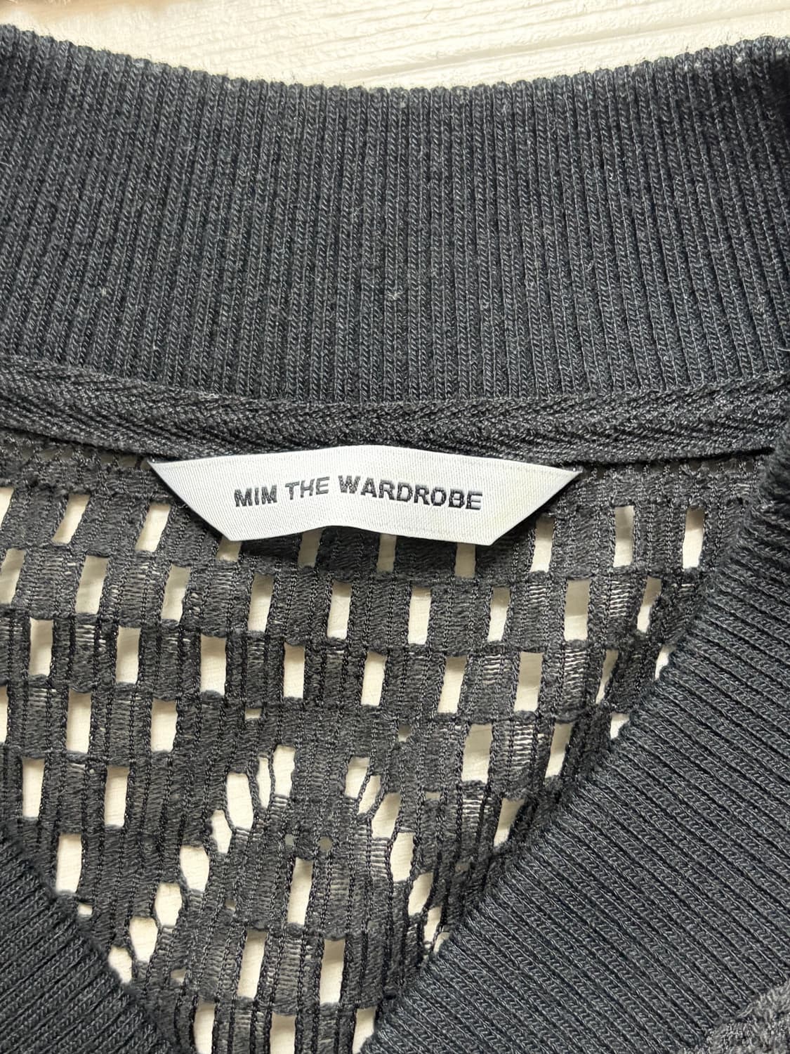 맘더워드로프 크로쉐 바시티 자켓 상품이미지5