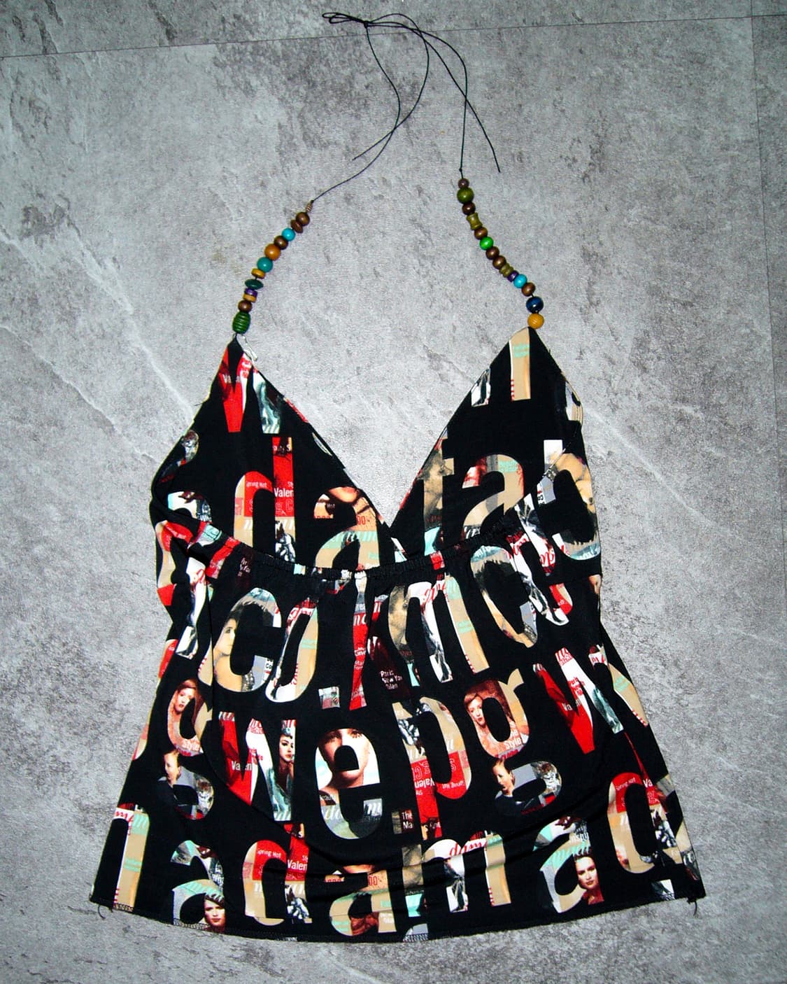 Lettering Beads Top 상품이미지2