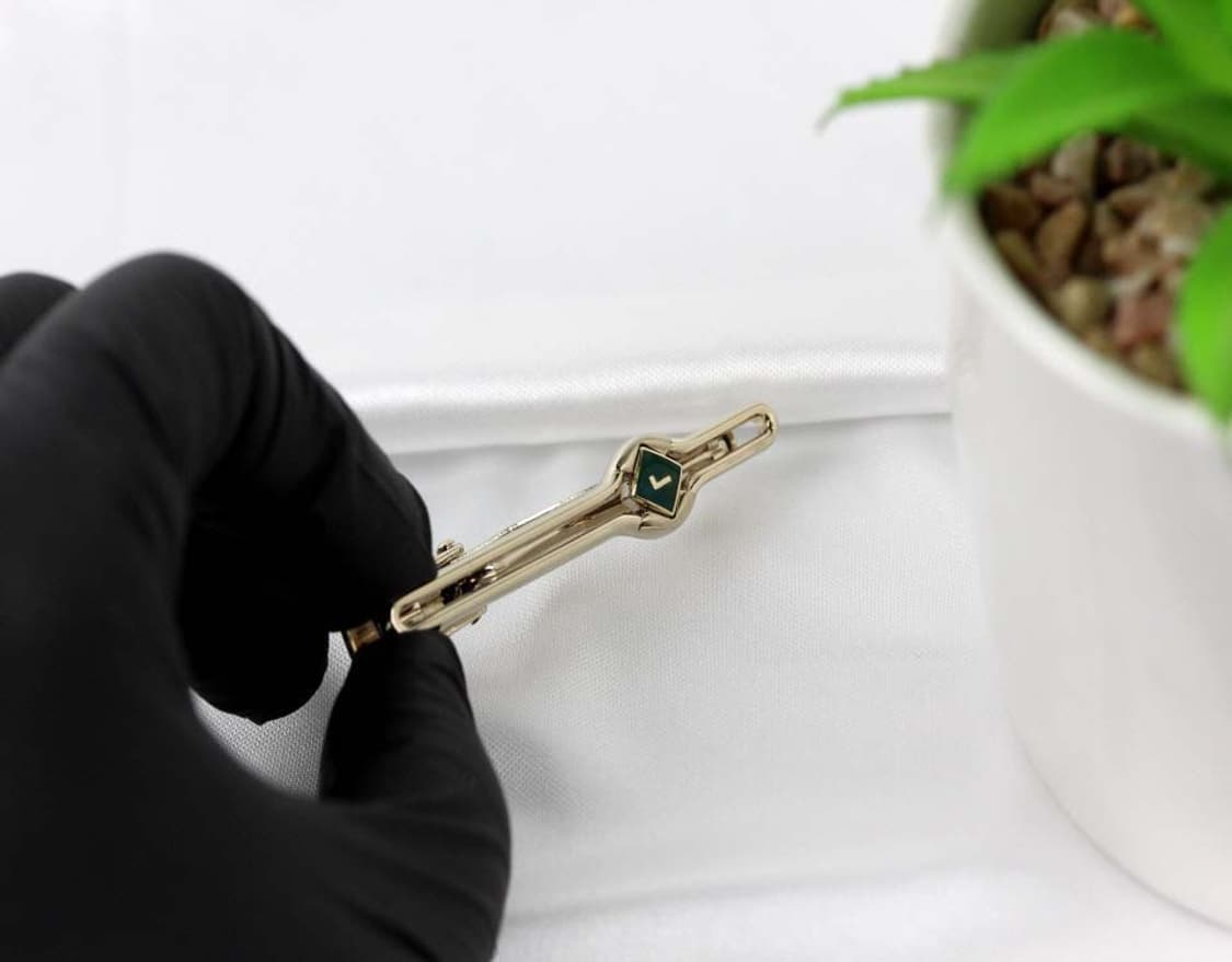 란셀 A등급 4.9cm 남자 명품 넥타이핀 빈티지 상품이미지5