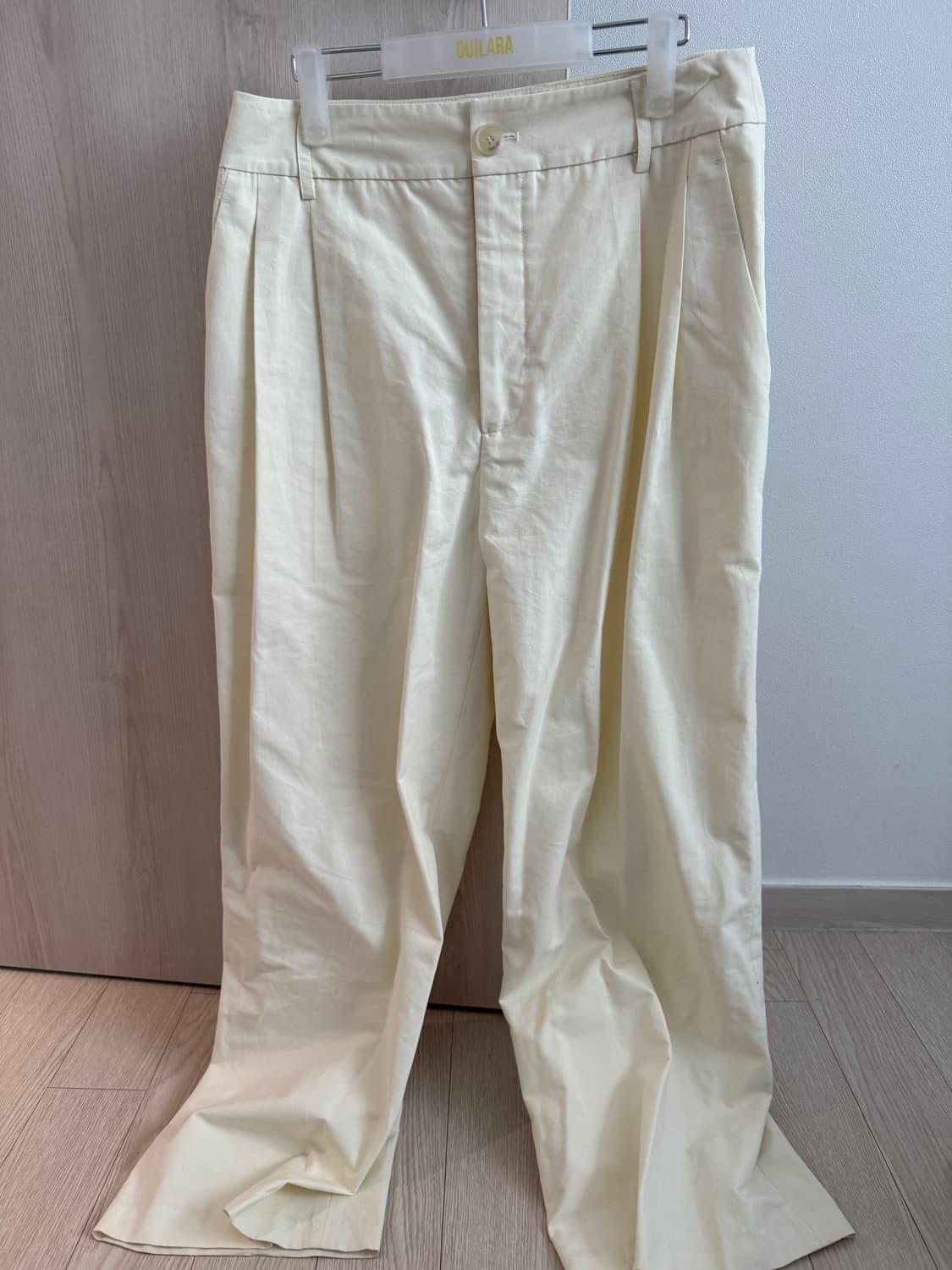 위라라 썸머 셋업 팬츠 아이보리 S 상품이미지3