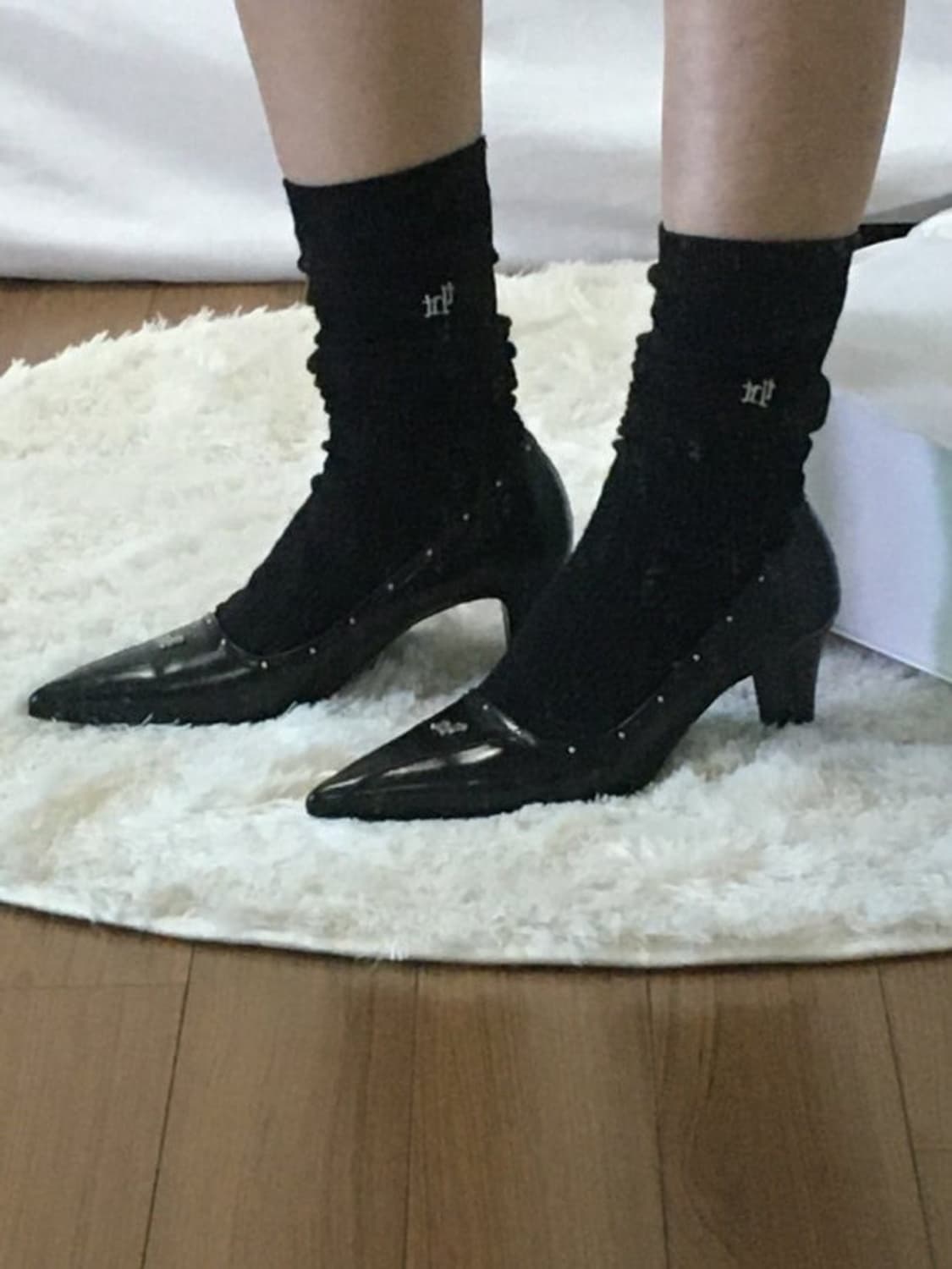 쓰리타임즈 클래식 로고 펌프스 240 상품이미지3
