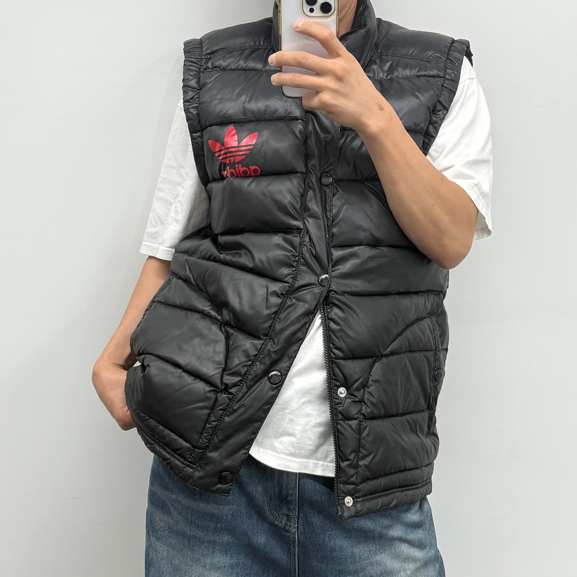 빈티지 아디다스 조끼패딩 상품이미지2