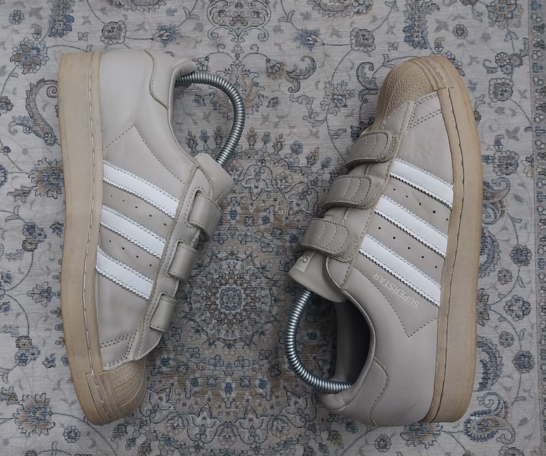 아디다스 슈퍼스타 CF 벨크로 원더베이지 250mm 상품이미지4