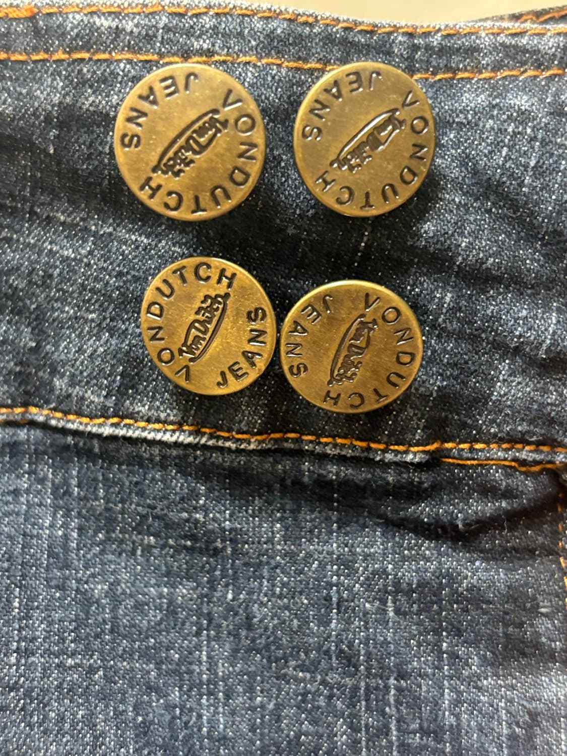 Von Dutch (Jeans) 00s 본더치 데님 플레어 스커트 y2k 상품이미지6