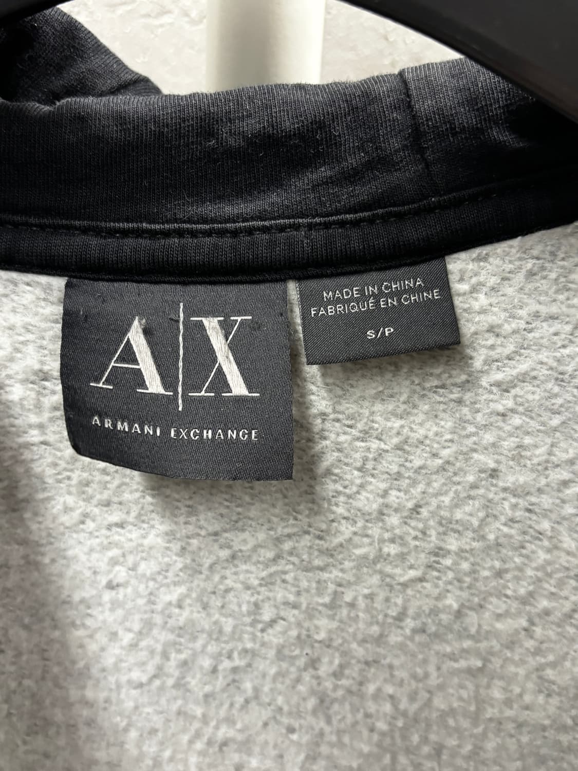ARMANI EXCHANGE 후드집업 S 회색 상품이미지4