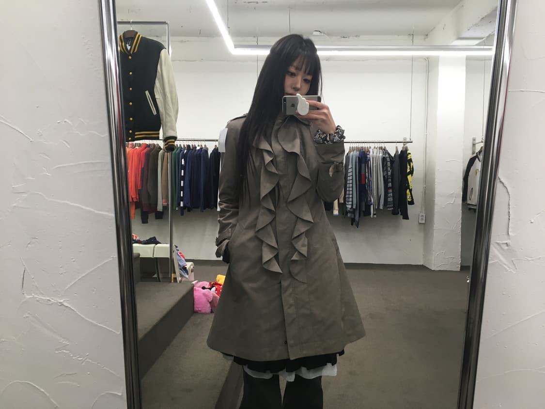 아츠로 타야마 프릴 코트 상품이미지8