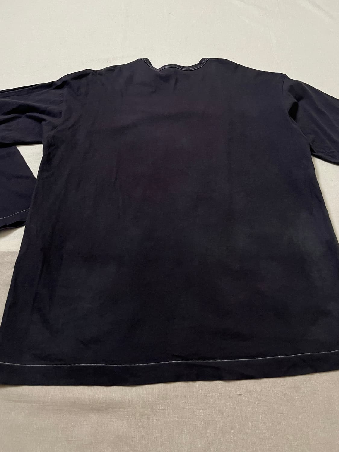 90s 꼼데가르송 옴므 컬러블럭 티셔츠 comme des garcons 상품이미지4