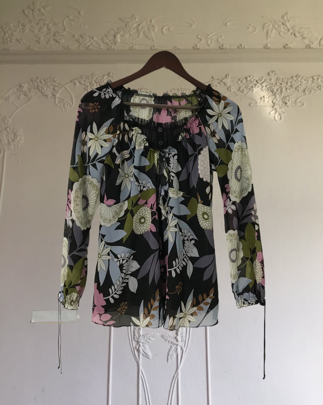 vintage pattern blouse 상품이미지8