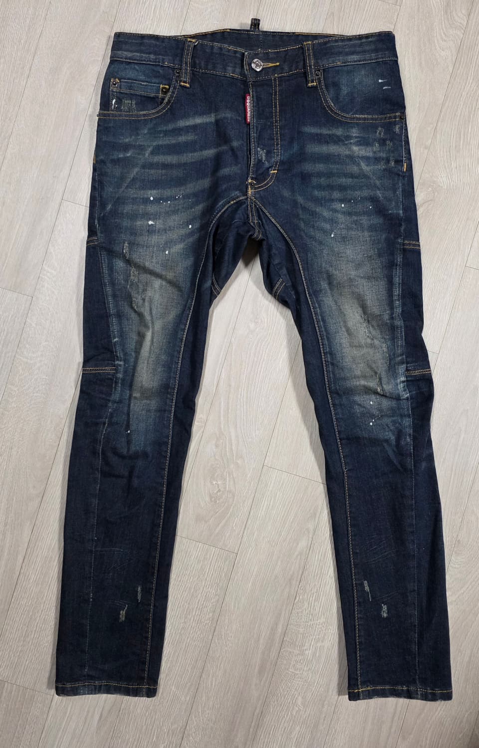 정품] 디스퀘어드2 메탈로고 워싱진.
슬림바이커핏. 상품이미지3