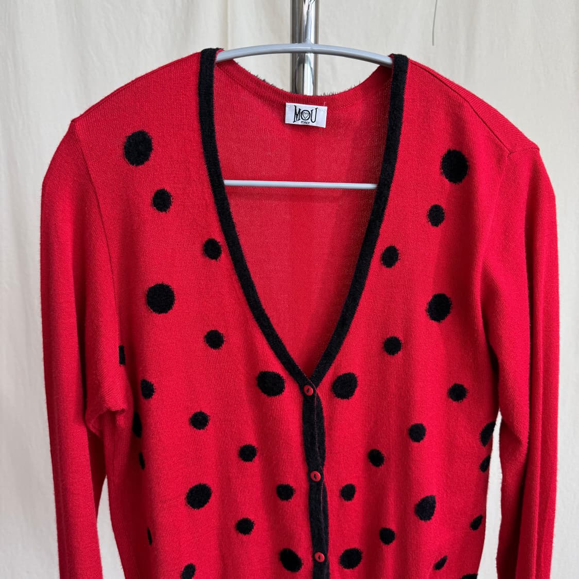 MOU 레드 도트 가디건 (Italy) 상품이미지4