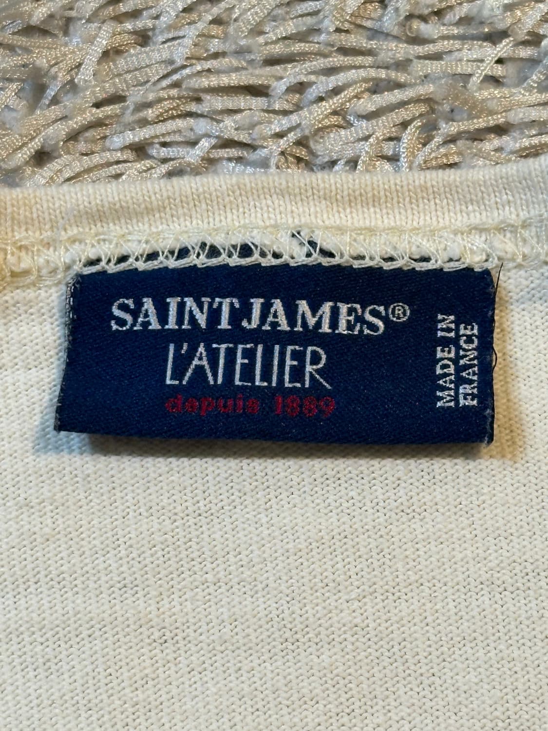 세인트제임스 SAINT JAMES 길도 긴팔 티셔츠 아이보리 상품이미지4