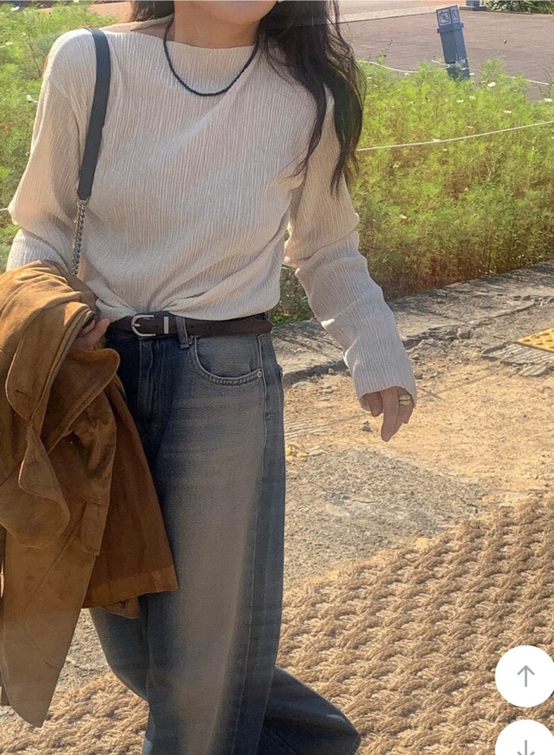 르헤르 르티아 플리츠 블라우스 상품이미지4