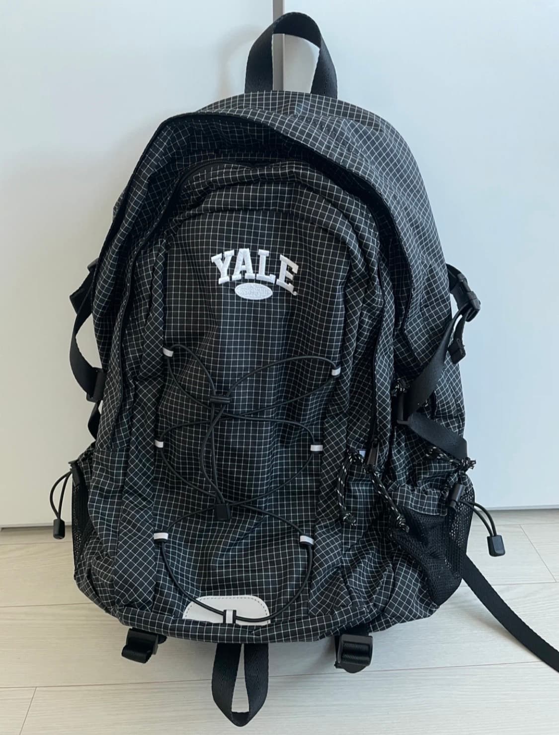 (무료택배) 새상품 예일 띵크팩 37L 체크블랙 대학생 고등학생 백팩 상품이미지2