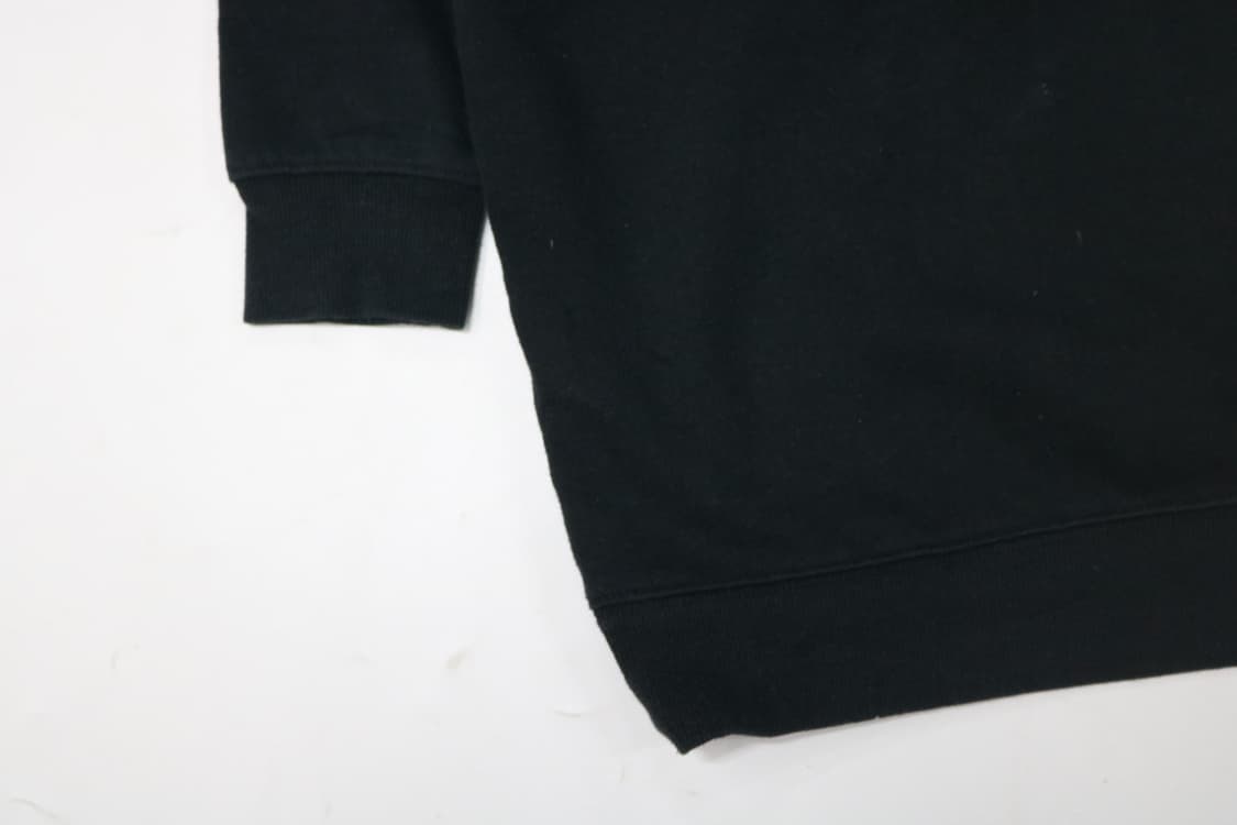 플레이보이 버니 로고 블랙 하프 집업 후드 티셔츠  상품이미지5