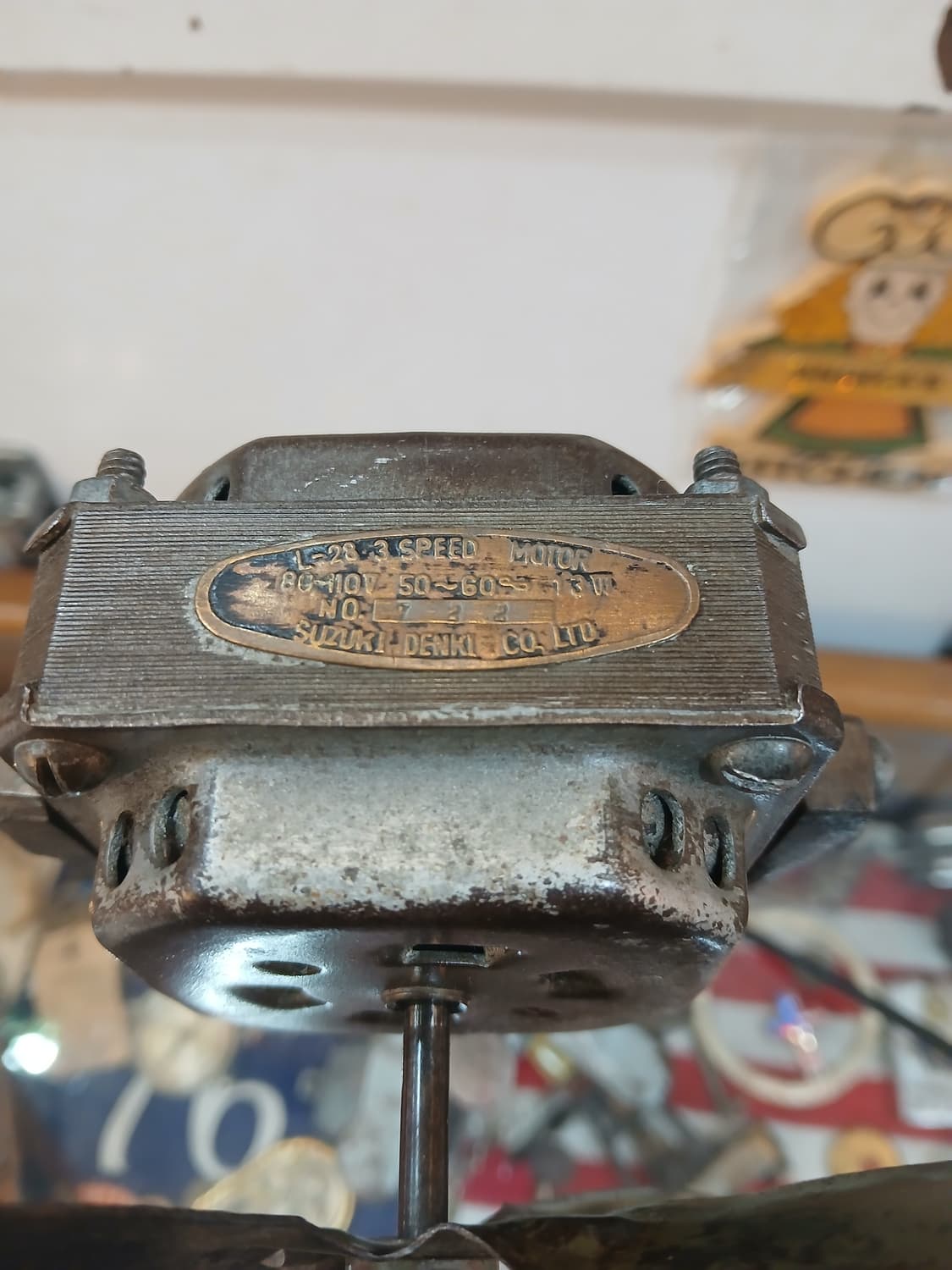 빈티지 SUZUKI 탁상 선풍기 상품이미지2
