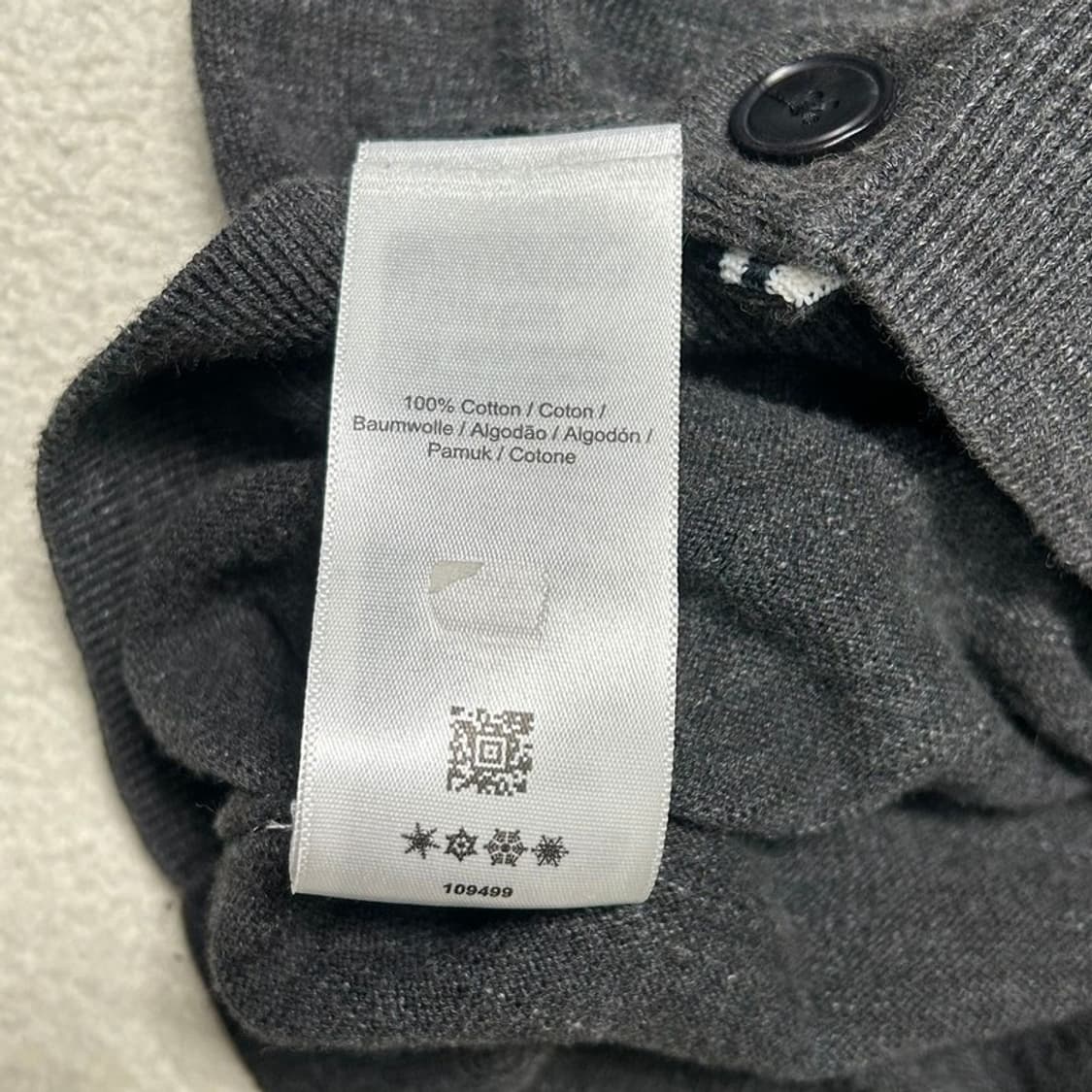 프레드 페리 클래식 가디건 차콜 S 상품이미지8