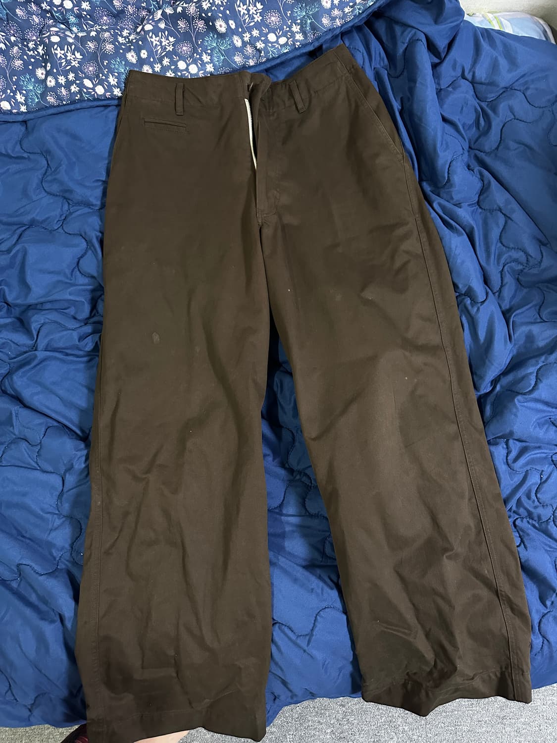 토마스모어 피치넬리펜츠 브라운 상품이미지2