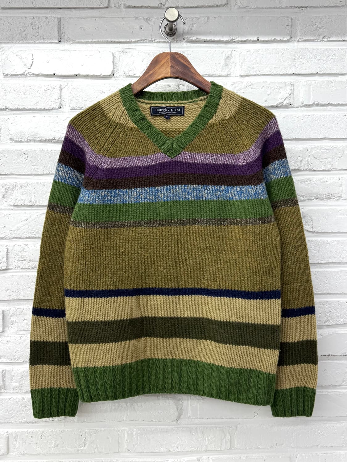 Thursday island 브이넥 모 니트 상품이미지3