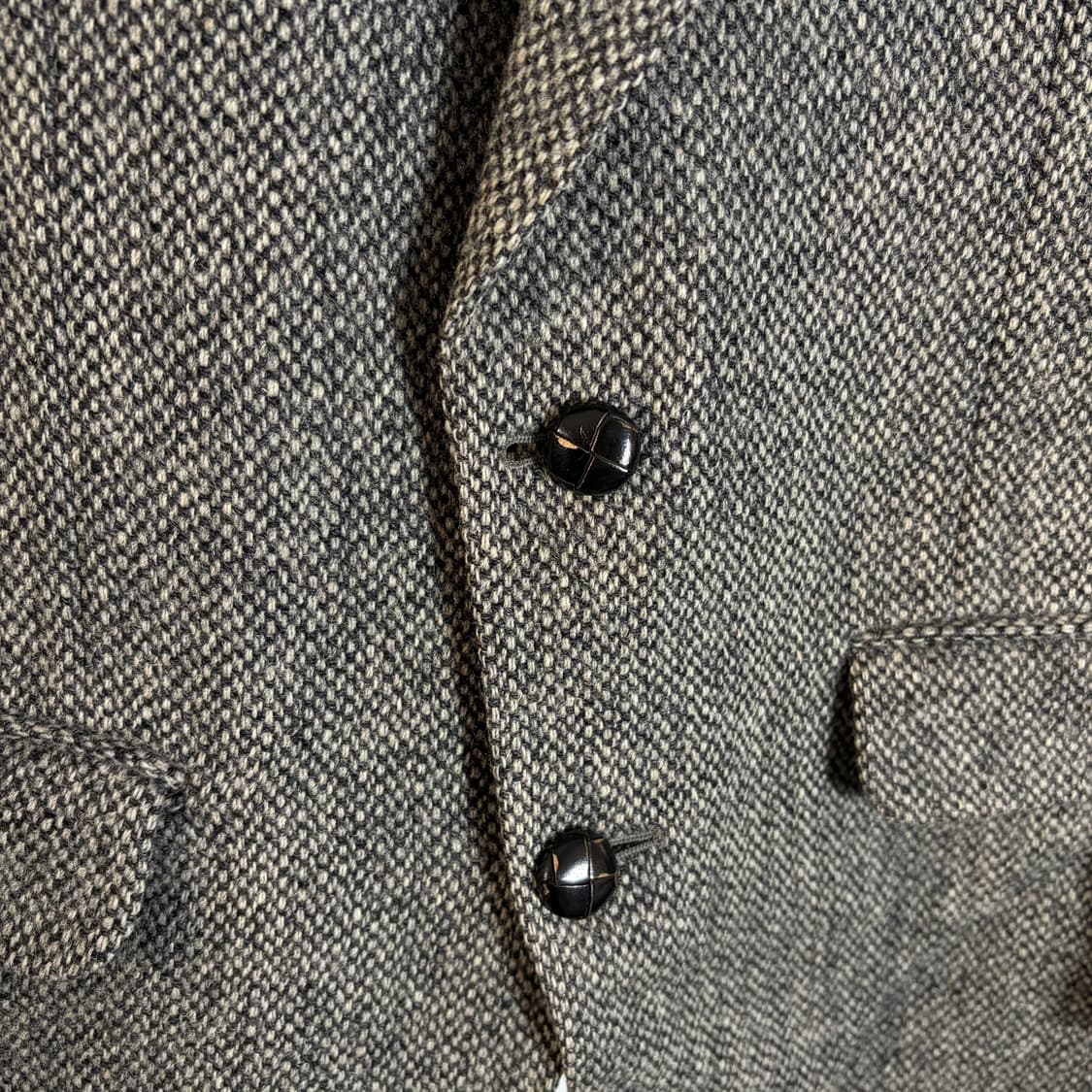 해리스트 트위드 투버튼 울자켓(38) 상품이미지3