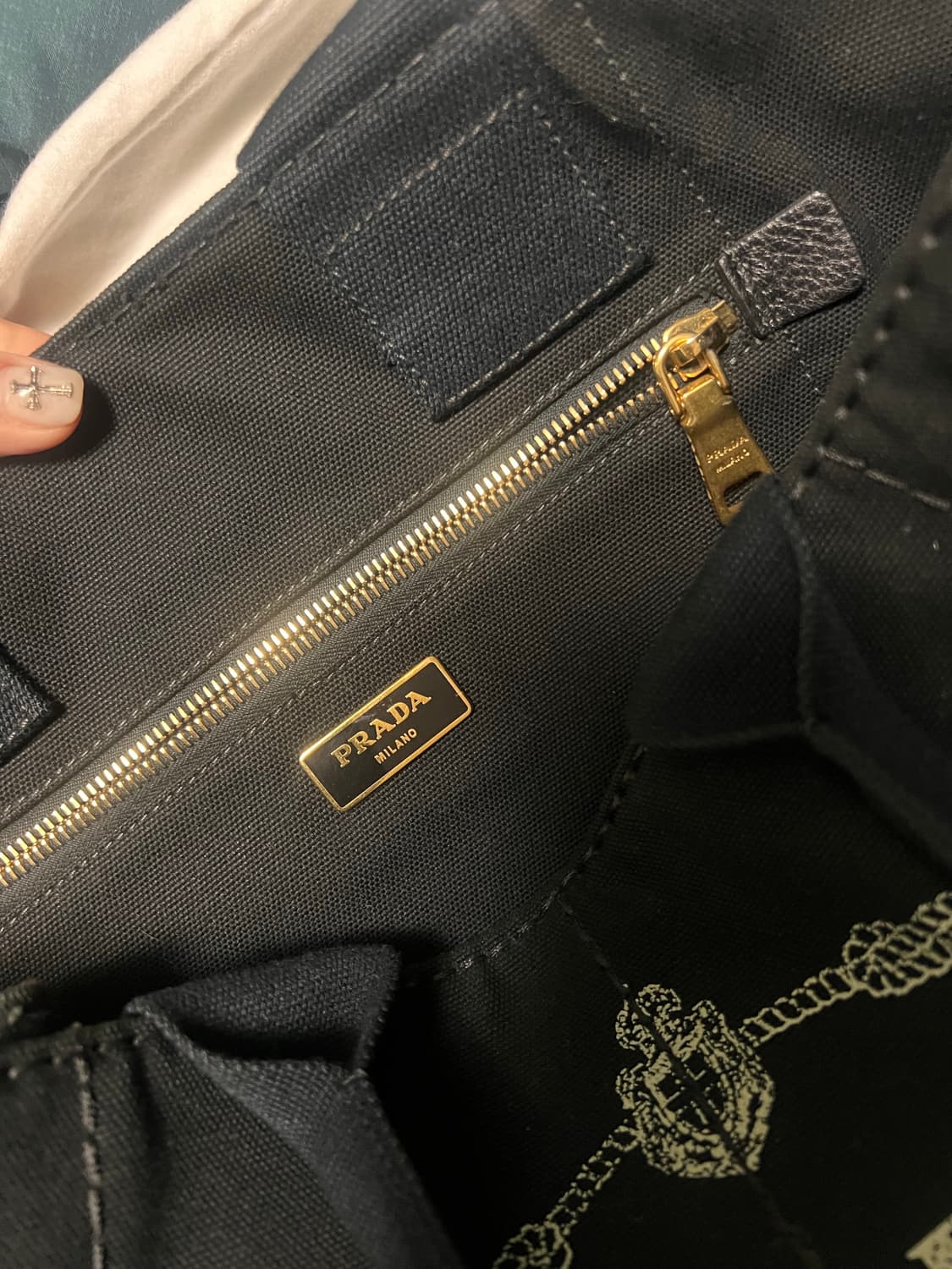 프라다 카나파 네로 라지 상품이미지5