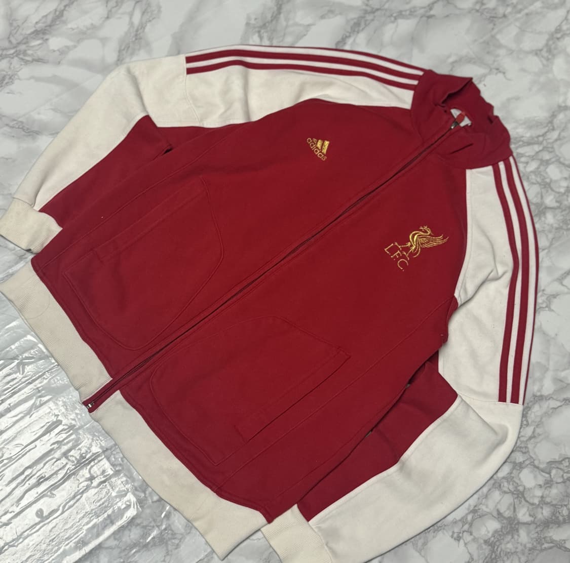아디다스 리버풀 07-08 트레이닝 면 트레이닝 져지 자켓 상품이미지3
