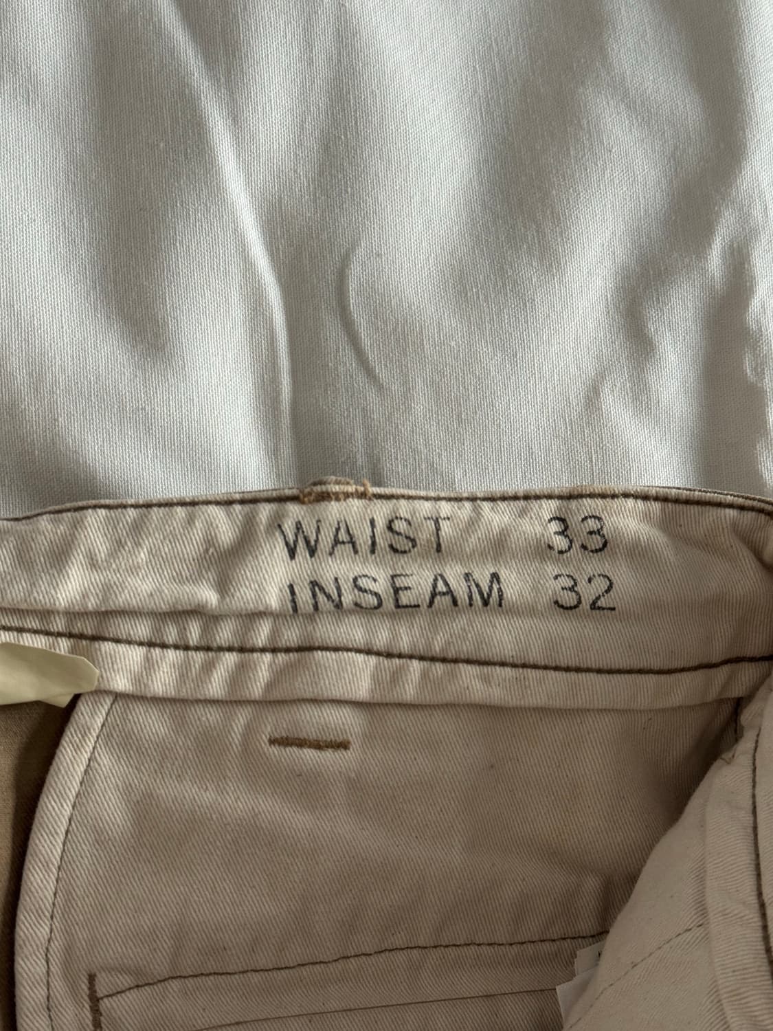 [33] RRL 더블알엘 오피서 치노 팬츠 카키 상품이미지6