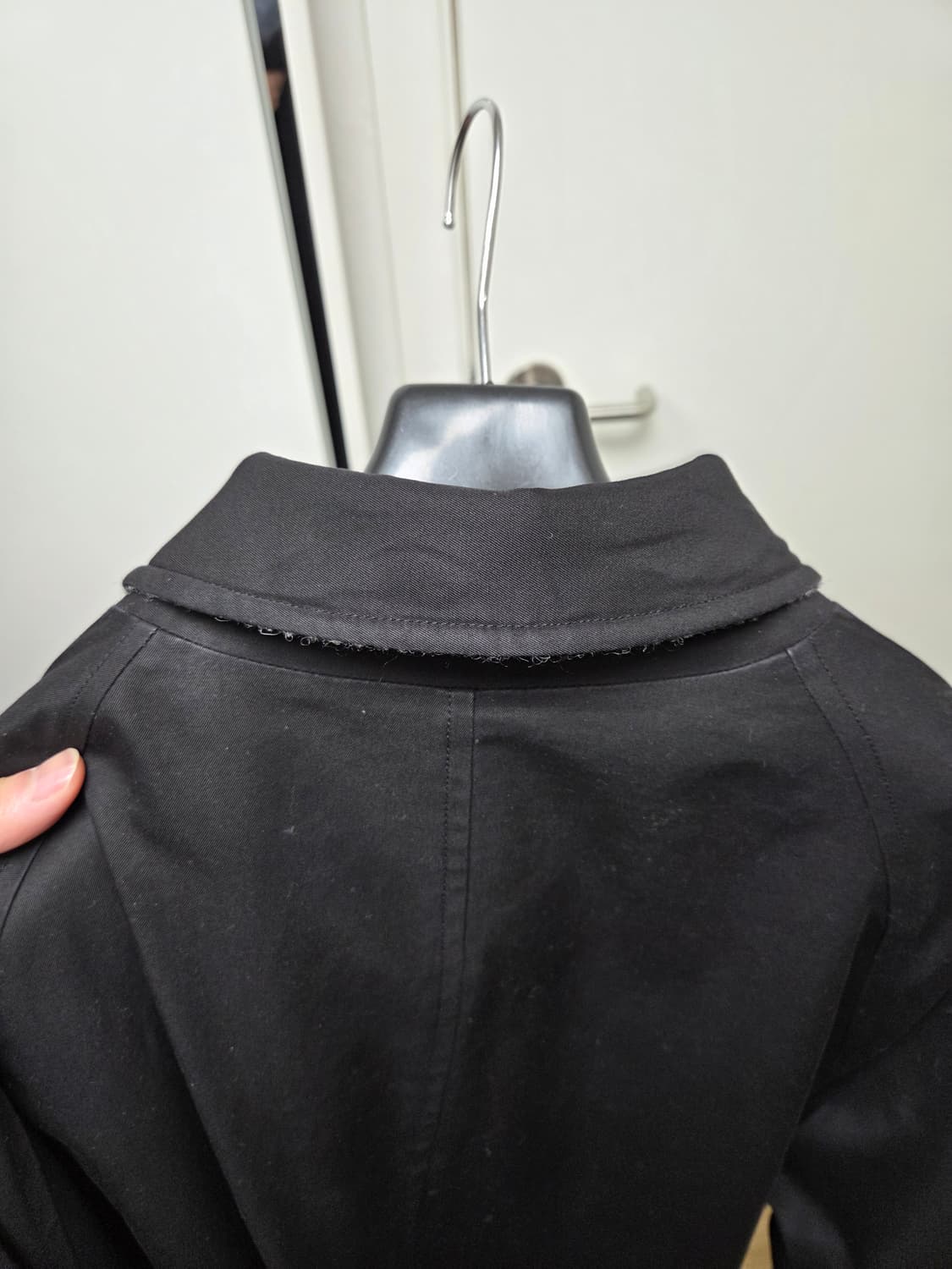 아나토미카 싱글래글런 리버시블 코트 블랙/그레이 상품이미지5