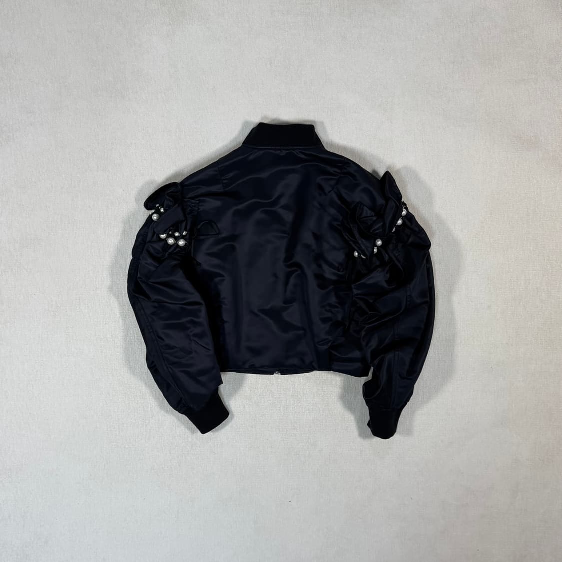 Pearl Bomber Black Jacket 상품이미지4