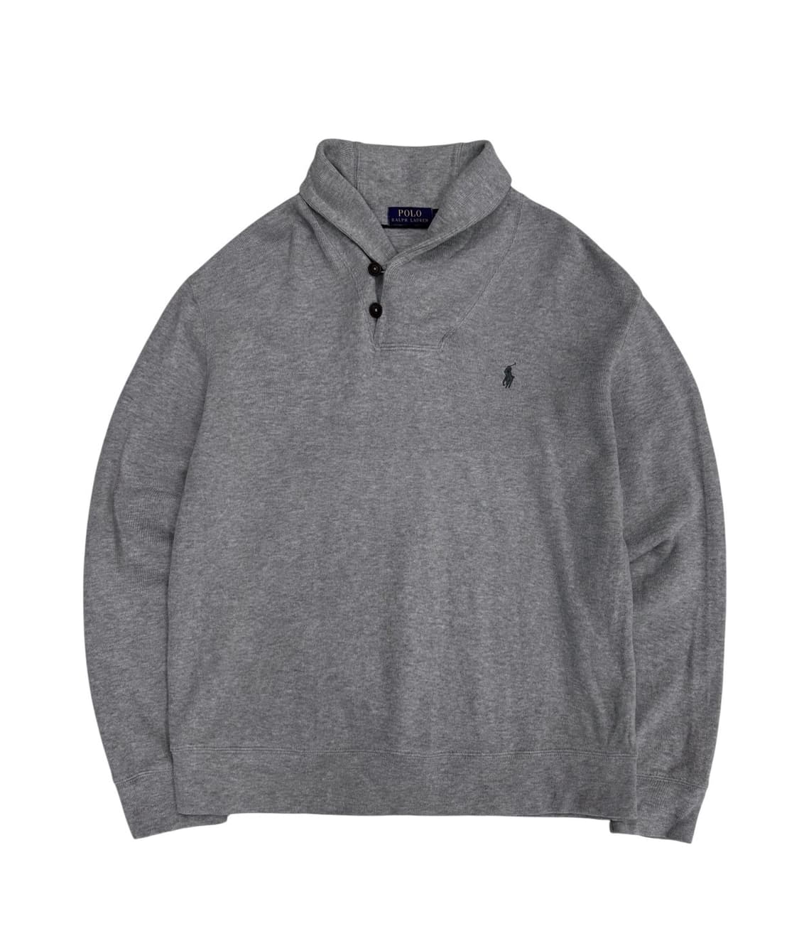 폴로 숄카라 니트 웜그레이 (XL~2XL) 상품이미지1