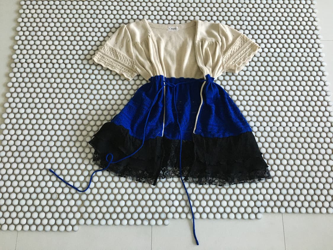 color block lace knit 상품이미지6