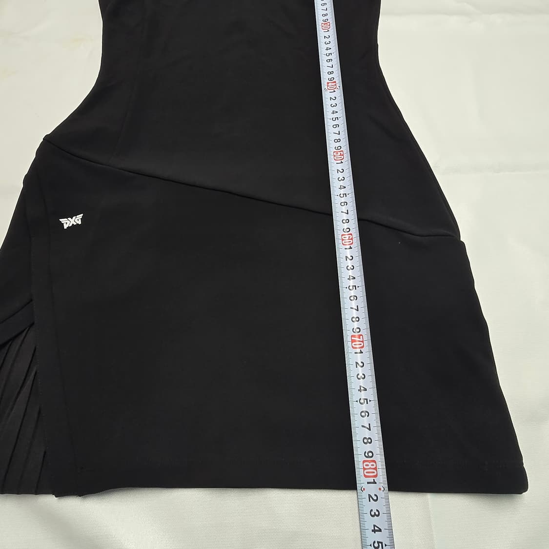 0830 PXG 블랙 플리츠 민소매 골프 원피스s 상품이미지8