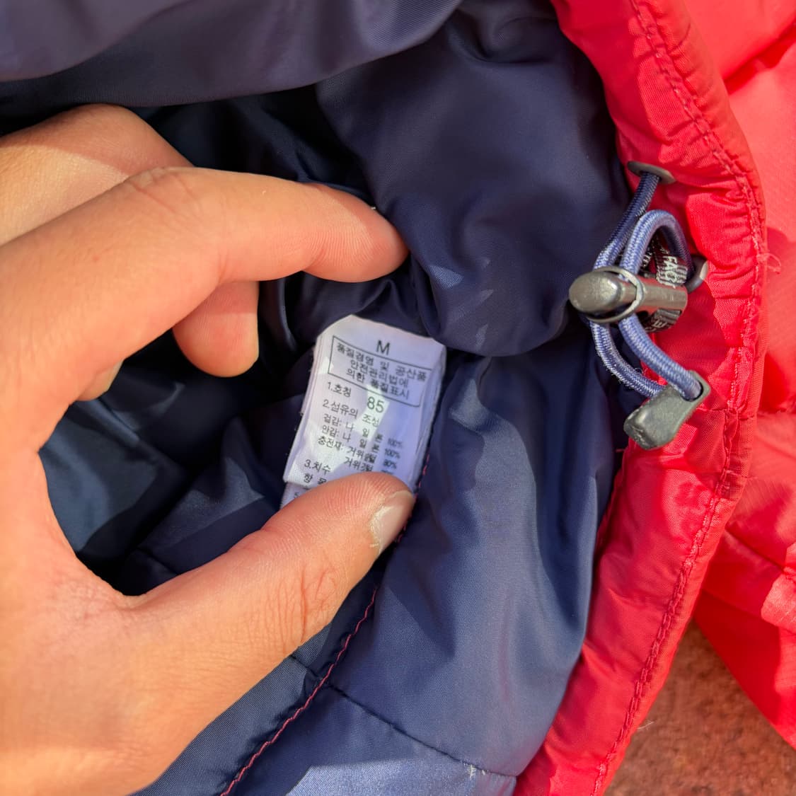 노스페이스 700 빈티지 패딩 M 상품이미지7