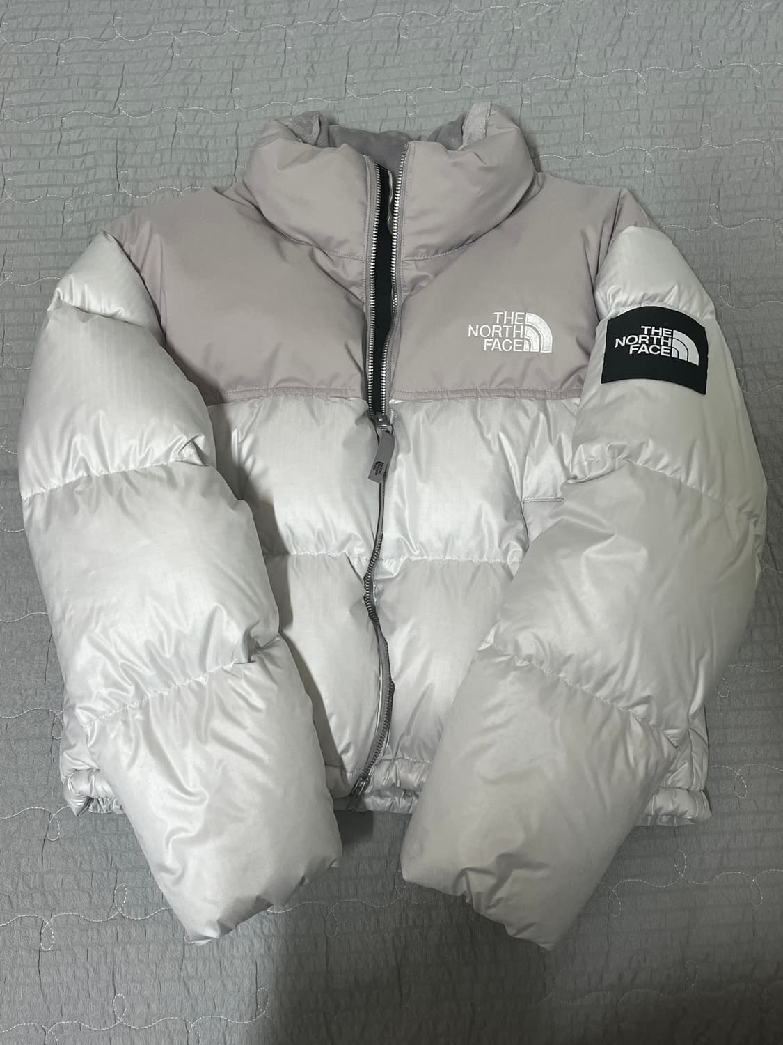 노스페이스 화이트라벨 눕시 아이스그레이 s 상품이미지1