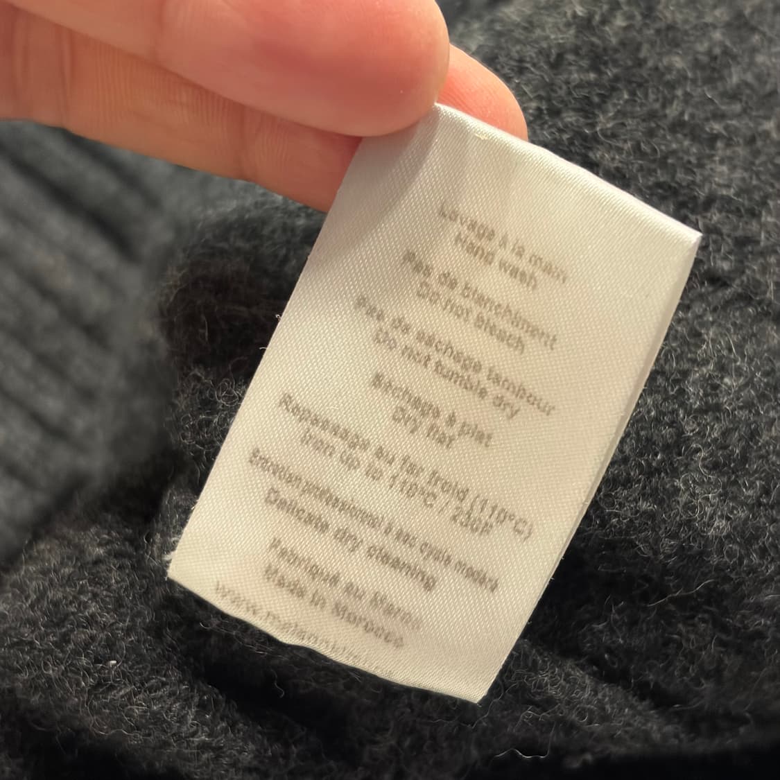 [XS] 메종키츠네 베이비폭스 패치 가디건 차콜 C83 상품이미지7