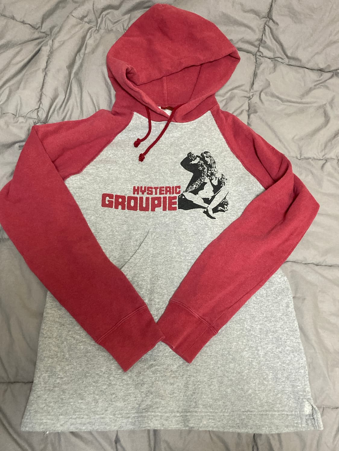 히스테릭글래머 후드 래글런 티 히스걸 상품이미지1