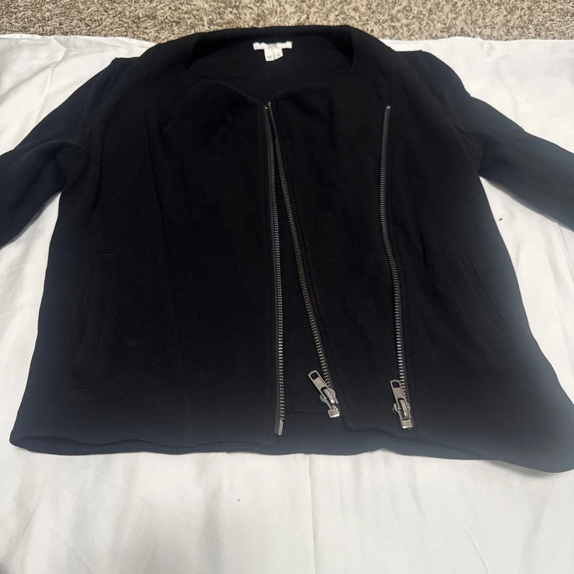 헬무트 랭 비대칭 집업 모토 자켓 상품이미지7